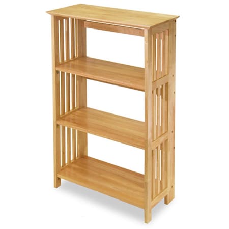 Winsome Beech Beechwood SHELF 4-TIER FOLDABLE NATURAL 82427